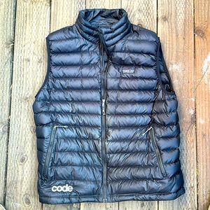 Patagonia Large Black Down Vest